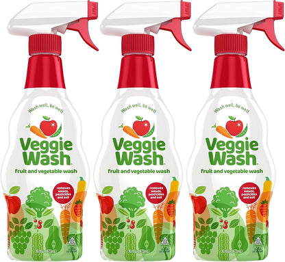 Veggie Wash Fruit & Vegetable Wash, Produce Wash and Cleaner, 16-Fluid Ounce, Pack of 2, Packaging May Vary