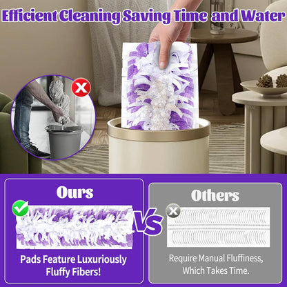 20 Pack Disposable Mop Pads Compatible with Swiffer Power Mop Pads Replacement for Swiffer Power Mop Refills, Multi-Surface Mopping Pad Refills, Wet Pads Refill for Floor Cleaning