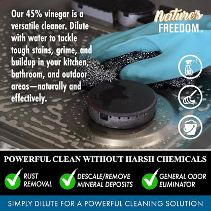 Nature's Freedom 45% Vinegar (2 Gallon)