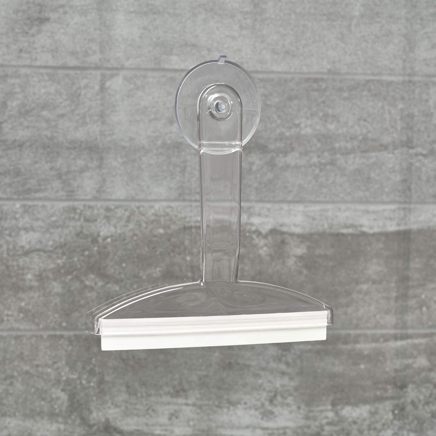 8" Clear Plastic Suction Squeegee Shower Window Cleaner