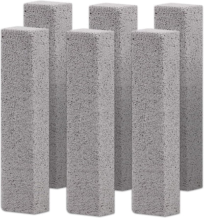 Herda 10 Pack Pumice Stone for Toilet Bowl Cleaning, Powerfully Pumice Stick for Cleaning Hard Water Rings, Calcium Buildup, Rust, Pumice Bar for Toilets, Bathtubs, Grills, Swimming Pools, Sinks