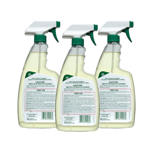 Citrus II Hospital Germicidal Deodorizing Cleaner - Fresh Citrus Scent - Disinfecting Spray Cleaner - 22 Fl Oz - Pack of 3