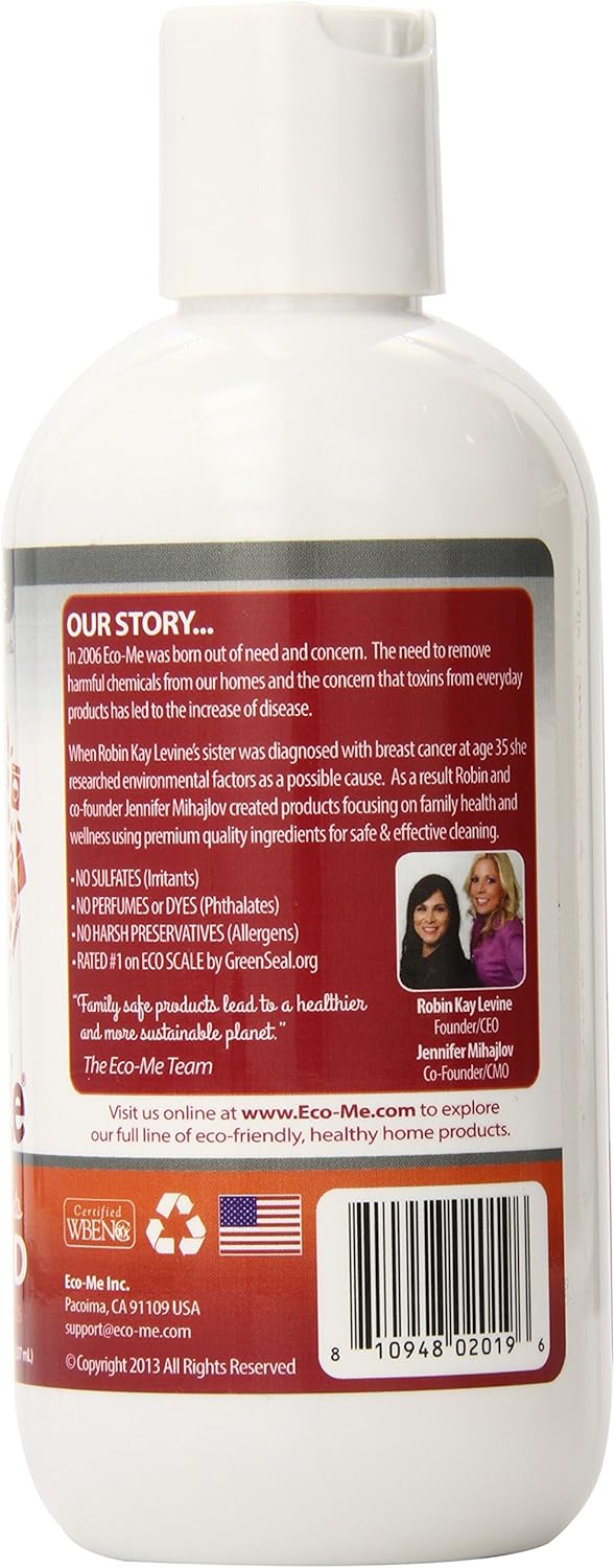 Eco-me Auto Dish Rinse Aid, Clear, Fragrance Free, 8 Fl Oz