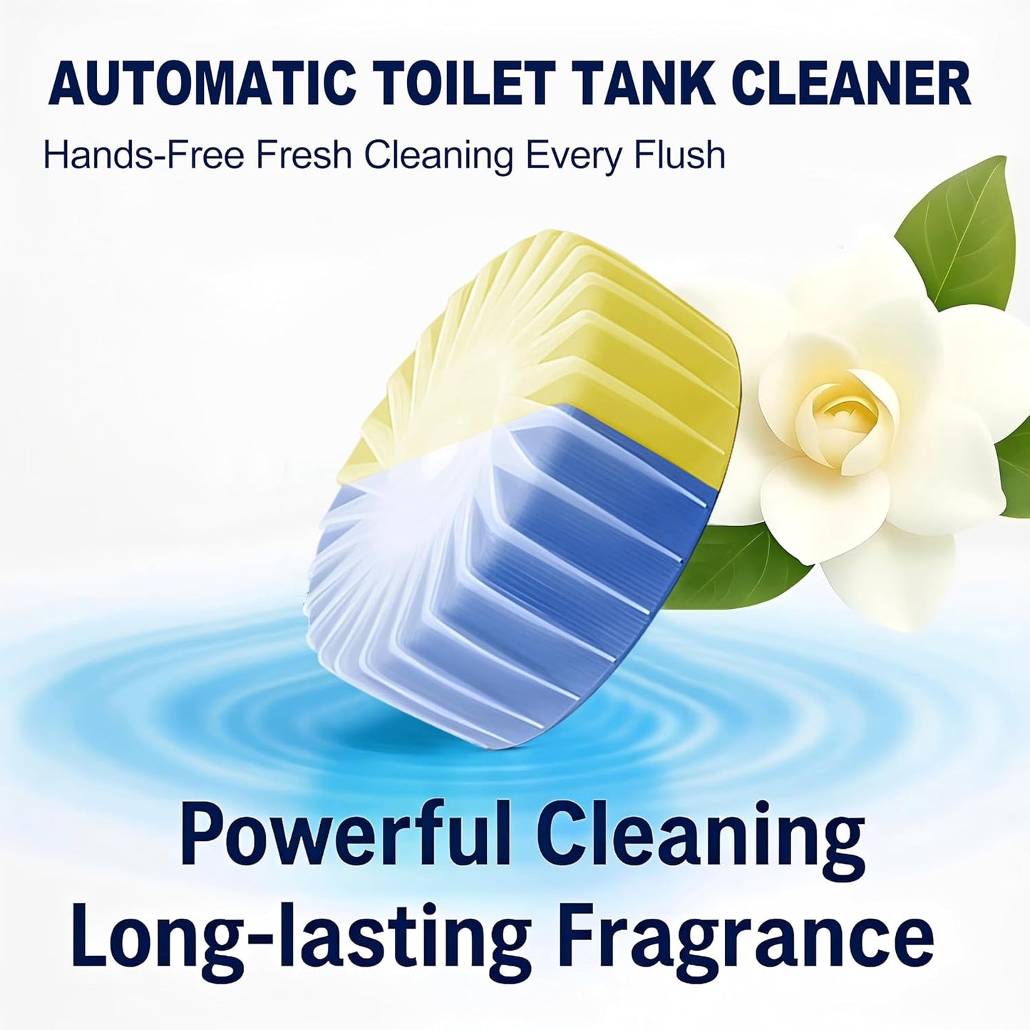 Automatic Toilet Bowl Cleaner Tablets, 10 Pack Long-Lasting Toilet Tank Cleaner for Bathroom, Blue Water Freshener, Prevents Stains & Odor, Safe for All Toilets - 10 Pack (Pink+Blue)