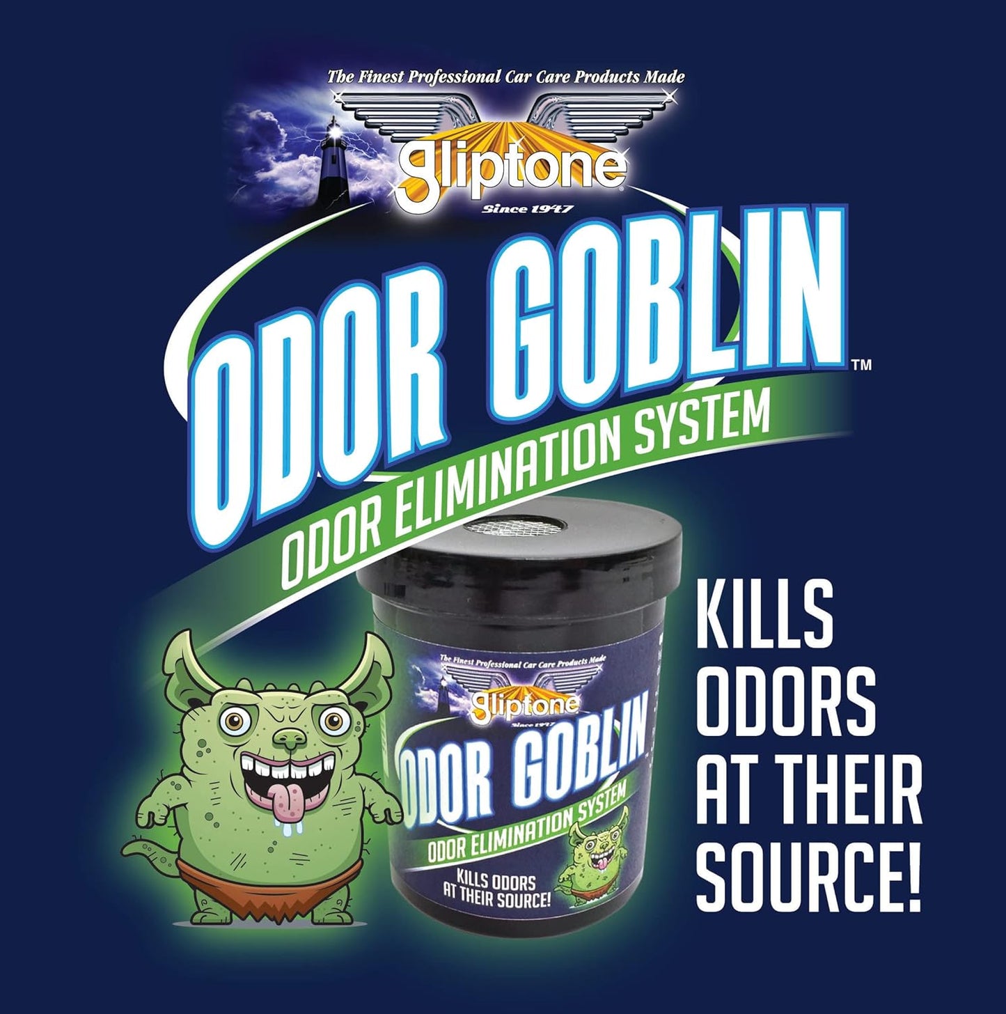 Gliptone Odor Goblin Chlorine Dioxide Fogger Odor Elimination System for Cars, Buses, Marine/RV, Trucks, SUV