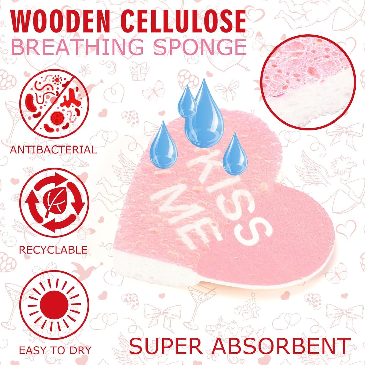 Whaline 8Pcs Starfish Shell Kitchen Sponges Water Absorbing Dish Washing Sponge Summer Sea Snail Starfish Shell Non Scratch Cleaning Scrub Sponges for Summer Home Kitchen Bathroom