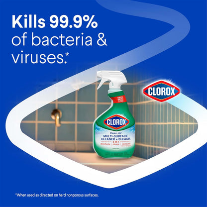 Clorox Clean-Up Multi-Surface Cleaner with Bleach, Original, Spray Bottle, 32 Fl Oz. (Pack May Vary)