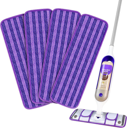 30 Pack Valuable Disposable Mopping Pad Refills Compatible with Swiffer PowerMop, Power Mop Refill Pads Replacements for Swiffer Power Mop Spray Mop Dry&Wet Pads Refills for Multi-Surface Floor Clean