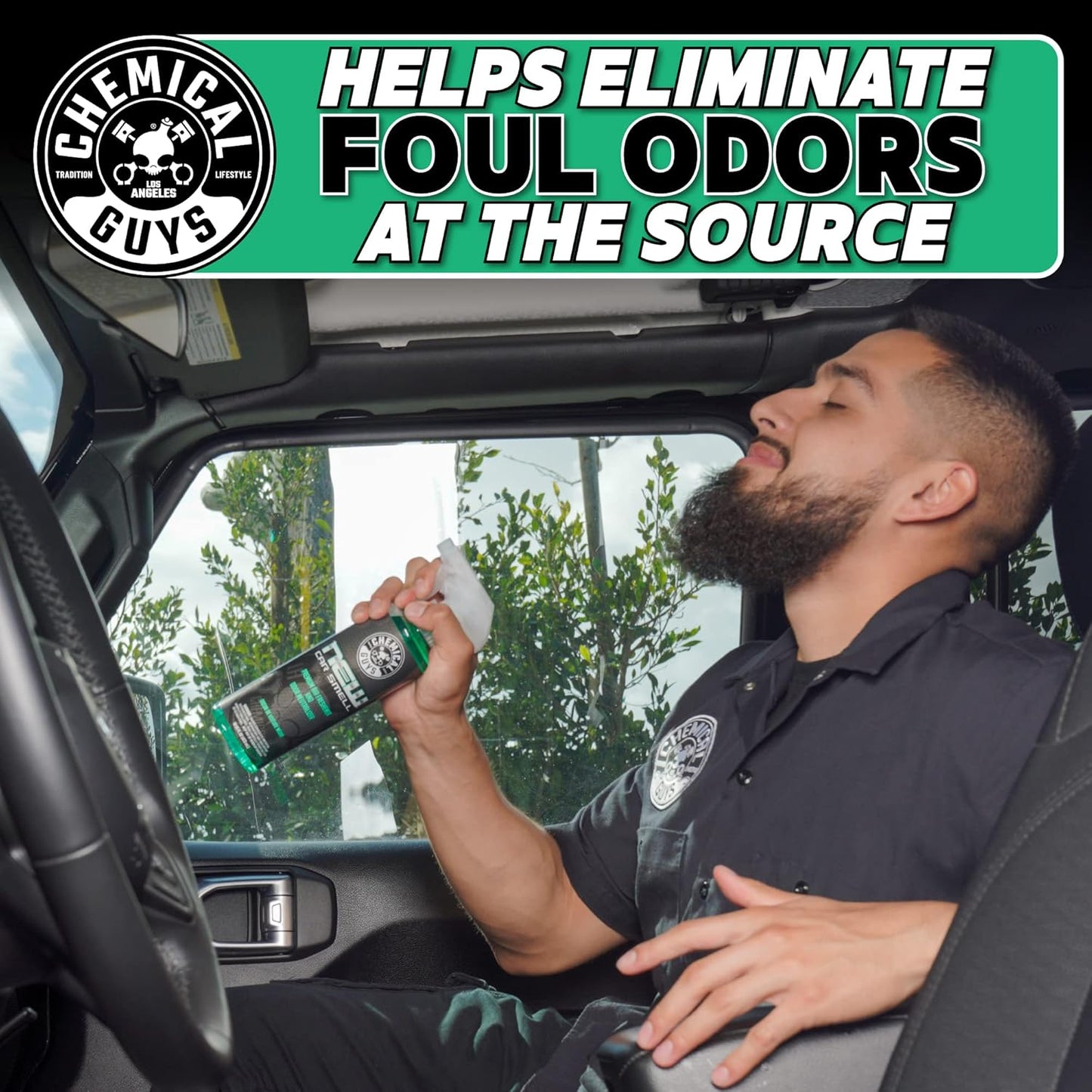 Chemical Guys AIR22816 Air Freshener & Odor Eliminator, Fresh Cherry Blast Premium, 16 fl. oz