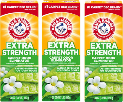 Arm & Hammer Extra Strength Carpet & Room Odor Eliminator-30 oz, 3 Pack