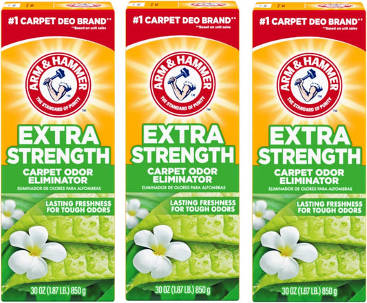Arm & Hammer Extra Strength Carpet & Room Odor Eliminator-30 oz, 3 Pack