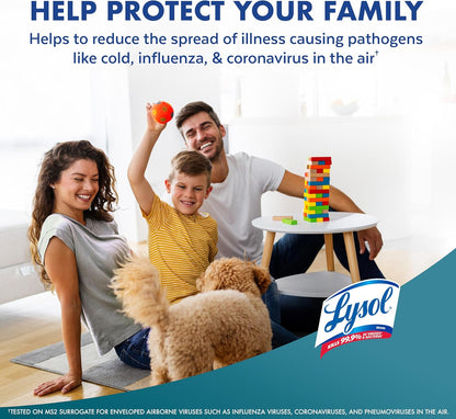 Lysol Bundle containing x2 Lysol Disinfectant Spray for Hard and Soft Surfaces, Crisp Linen, 19 Fl. Oz + Lysol Air Sanitizer Spray, For Air Sanitization and Odor Elimination, White Linen, 10 Fl. Oz