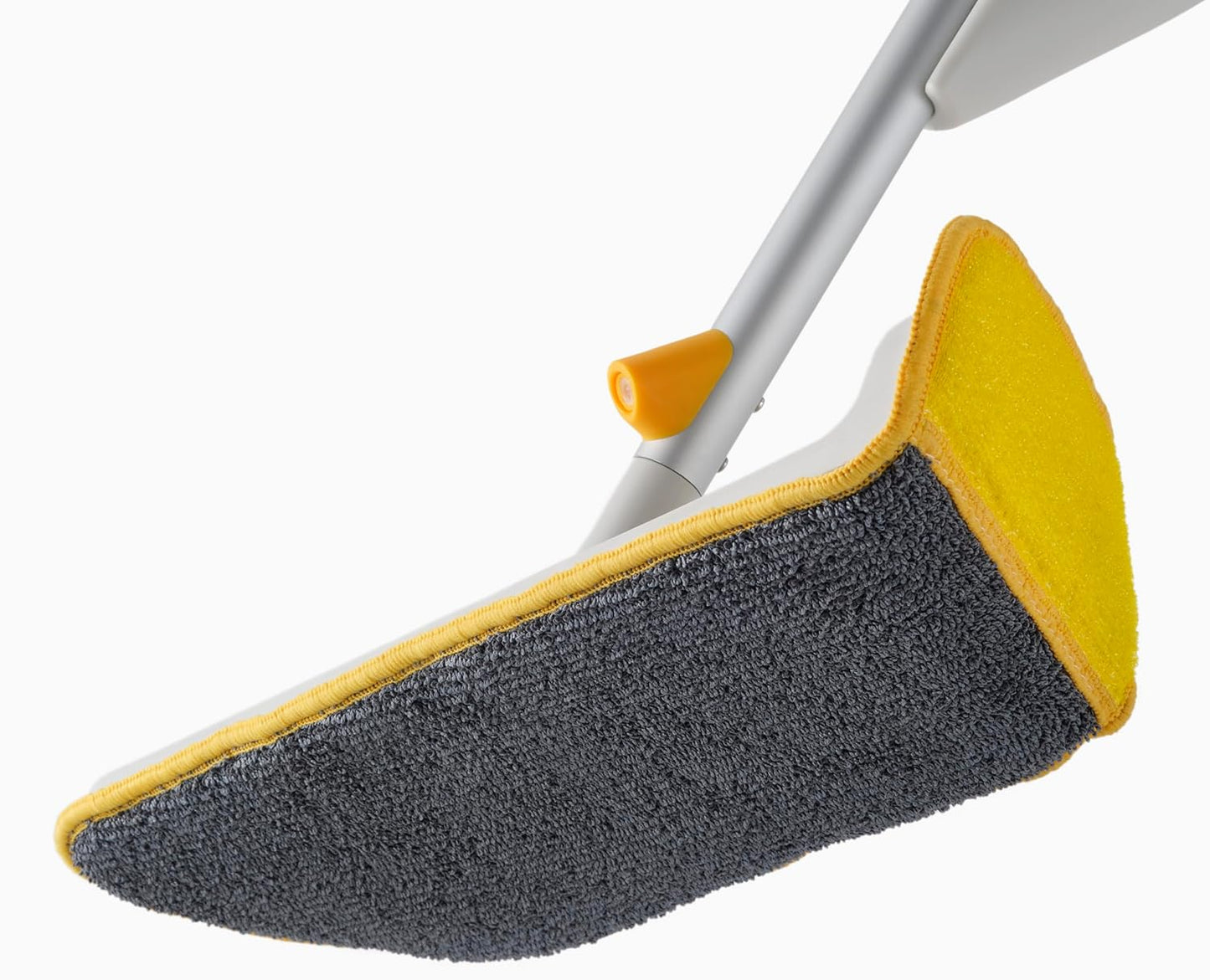 Joseph Joseph CleanTech 2-in-1 Multi-Surface Spray Mop with Washable Microfiber Cleaning Pad & Spot-Cleaning Abrasive Scrubber, Wall Mounted for Easy Storage