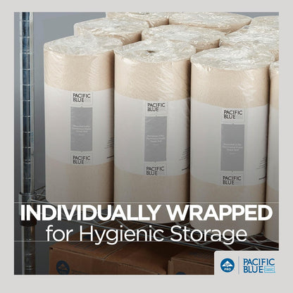 Georgia-Pacific Pacific Blue Select 2-Ply Perforated Roll Paper Towel, White, 85 Sheets Per Roll, 30 Rolls Per Case, 27385