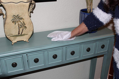 Artisan DUSTING MITT Replaces Microfiber Dusting Cloths, Dust Wipes, Feather Dusters. Grabs and Locks in Dust, Pet Hair, and Allergens for The Best Cleaning Possible Dual-Sided Disposable.20 Mitts.