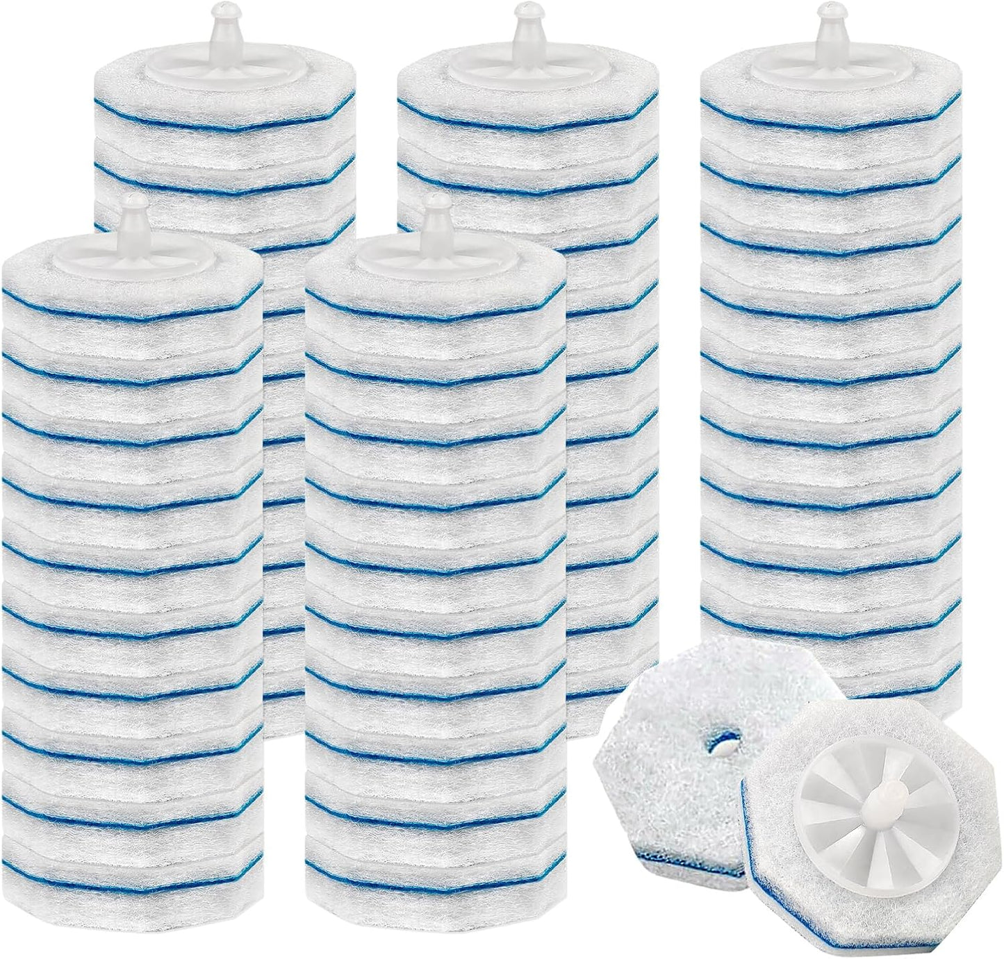 50 Count Disposable Toilet Wand Refills for Clorox, Compatible with Clorox Toilet Wand for Bathroom Cleaning