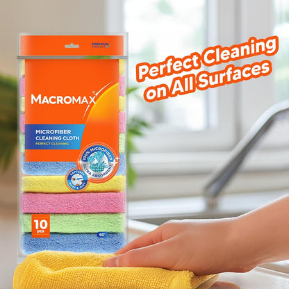 Cleaning Supplies Bundle Flat Mop Bucket Set Home Cleaning Kit Microfiber Cloth Sponge Household Set