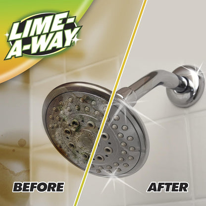 Lime-A-Way Hard Water Stain Remover Spray, Removes Lime, Calcium & Rust in Seconds, Bathroom Cleaner, 22 fl oz