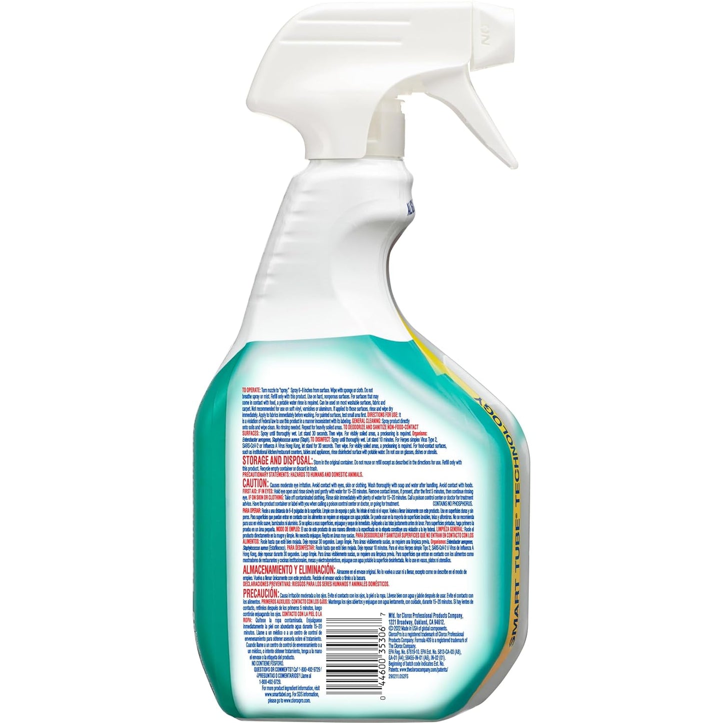 Formula 409 Cleaner Degreaser Disinfectant, CloroxPro Spray, 32 Fl Oz, Pack of 12 (Pack May Vary)