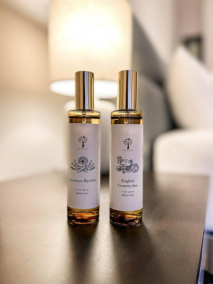 PRISTINE Swiss Château/Inspired by Hilton Hotel Linen & Room Spray Air Freshener, Made With Essential Oils, Tangerine, Raspberry, Cedarwood Scent, 3.4oz Pillow Spray