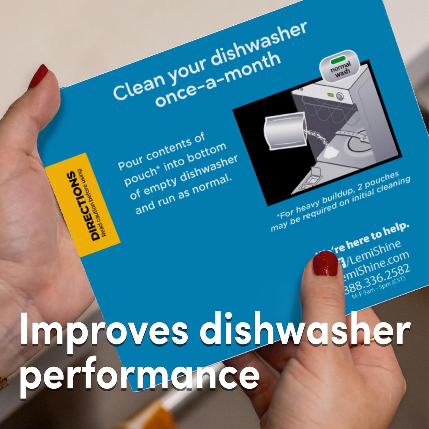 Lemi Shine Garbage Disposal Cleaner and Deodorizer Powered By Citric Acid | Foam Cleaner For Kitchen Garbage Disposal with a Natural, Fresh Lemon Scent (2 Count)