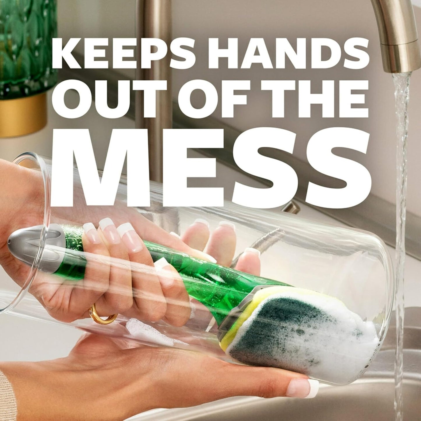Scotch-Brite Heavy Duty Dishwand Refills, Keep Your Hands Out of Dirty Water, 2 Refills