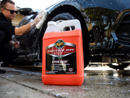 Meguiar's Professional Leather Cleaner & Conditioner D18001-1 Gallon Leather Cleaner & Conditioner Specifically Formulated for Automotive Interior Care, Delivers Professional Results, 128 Oz