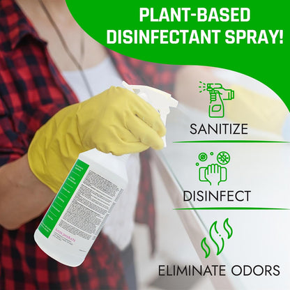 LUCAS-CIDE Ready To Use All Purpose Cleaner - Home Essentials Cleaning Supplies For Everyday Hygiene - Fresh Citrus Scented Disinfecting Spray Bathroom Cleaner, Glass Cleaner, Floor Cleaner, etc.