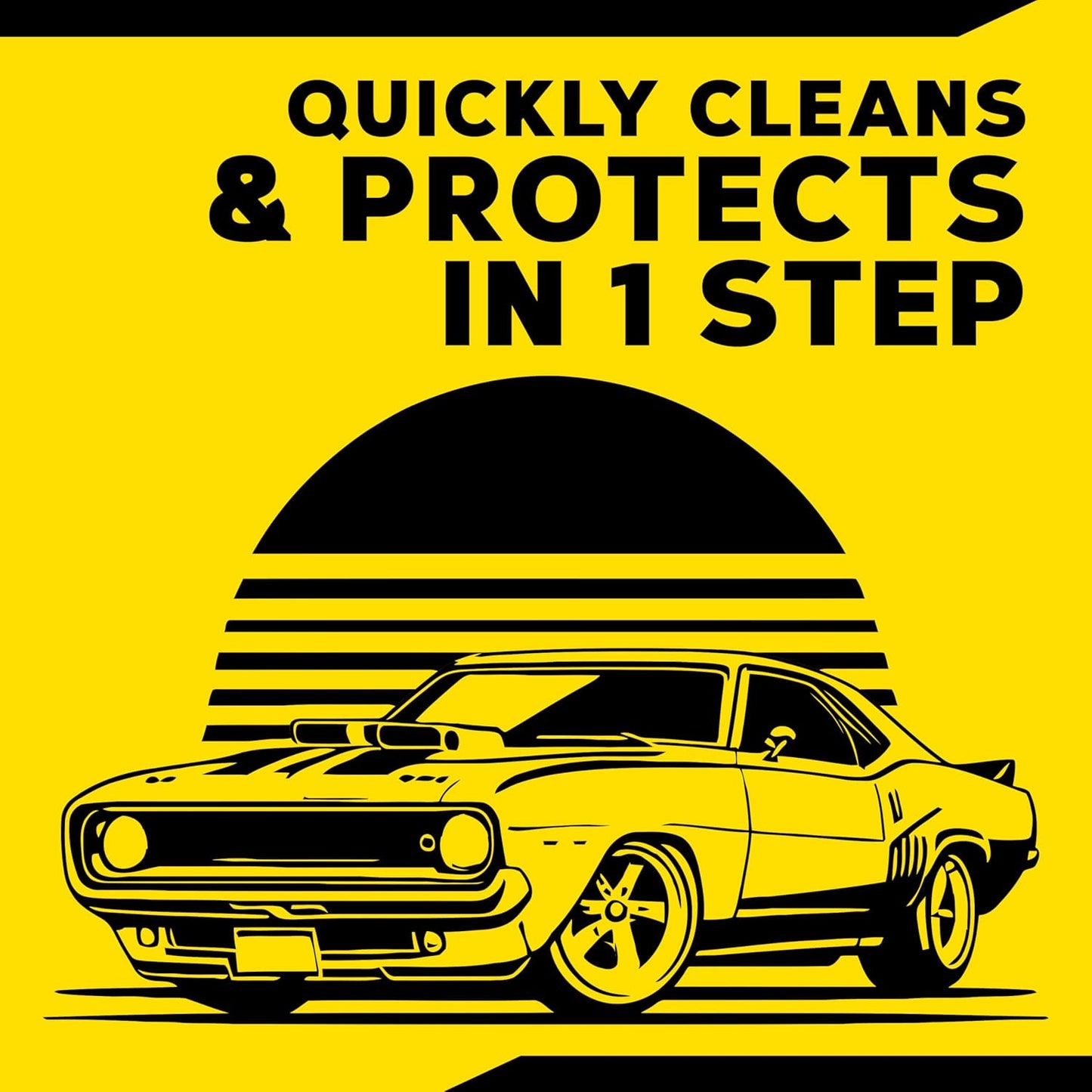 Meguiar's Paint, Dash & Glass - This Advanced Car Detailer is Perfect to Quickly Clean and Protect Your Car Inside & Out, Hydrophobic Boosted Car Cleaning for Paint, Plastic, Glass & More! 24 Oz Spray
