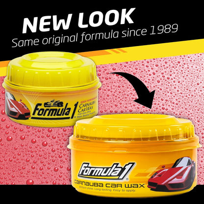 Formula 1 Fast Wax Carnauba Detailing Spray – Car Wax for Natural Gloss – Easy to Use Exterior Detailing Supplies for All Paint Finishes (16 ounce)