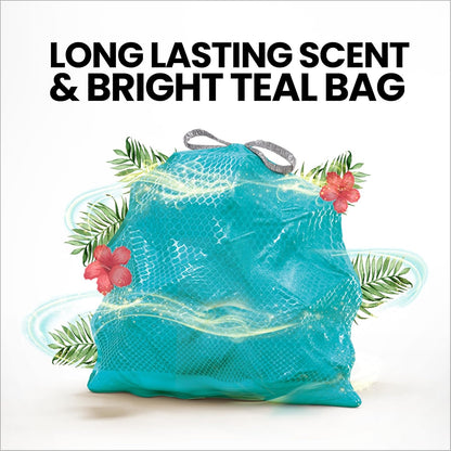 Glad Small Trash Bags 4 Gallon, Febreze Sweet Citron & Lime Garbage Bags, Odor Resistant with Drawstring, 80 Count