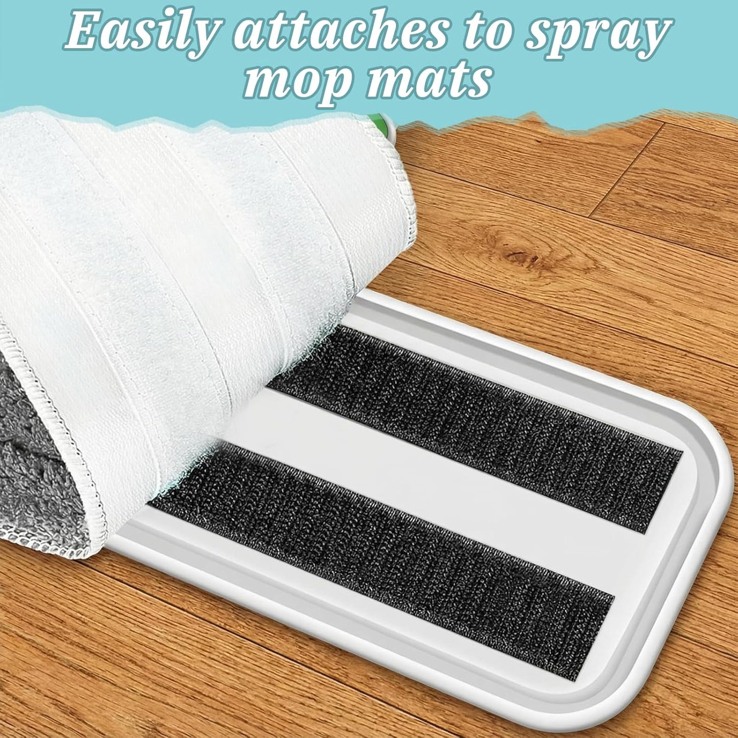 12 Pack Microfiber Replacement Mop Pads, 16''x5.5'' Compatible with Most Reveal Mop Reusable Wet/Dry Replacement Refills for 14” to 16” Spray Mops Heads, Gray