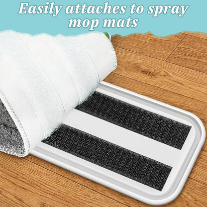 12 Pack Microfiber Replacement Mop Pads, 16''x5.5'' Compatible with Most Reveal Mop Reusable Wet/Dry Replacement Refills for 14” to 16” Spray Mops Heads, Gray