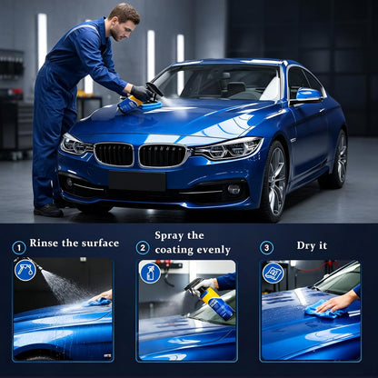 Glass Guard, Glass Oil Film Remover for Car, Grease Film Remover Paste,Roll-On Glass Compound with Cleaning Board, Removes Oil Film & Smudges, Improve Windshield Clarity for Safe Driving (100ml+Brush)