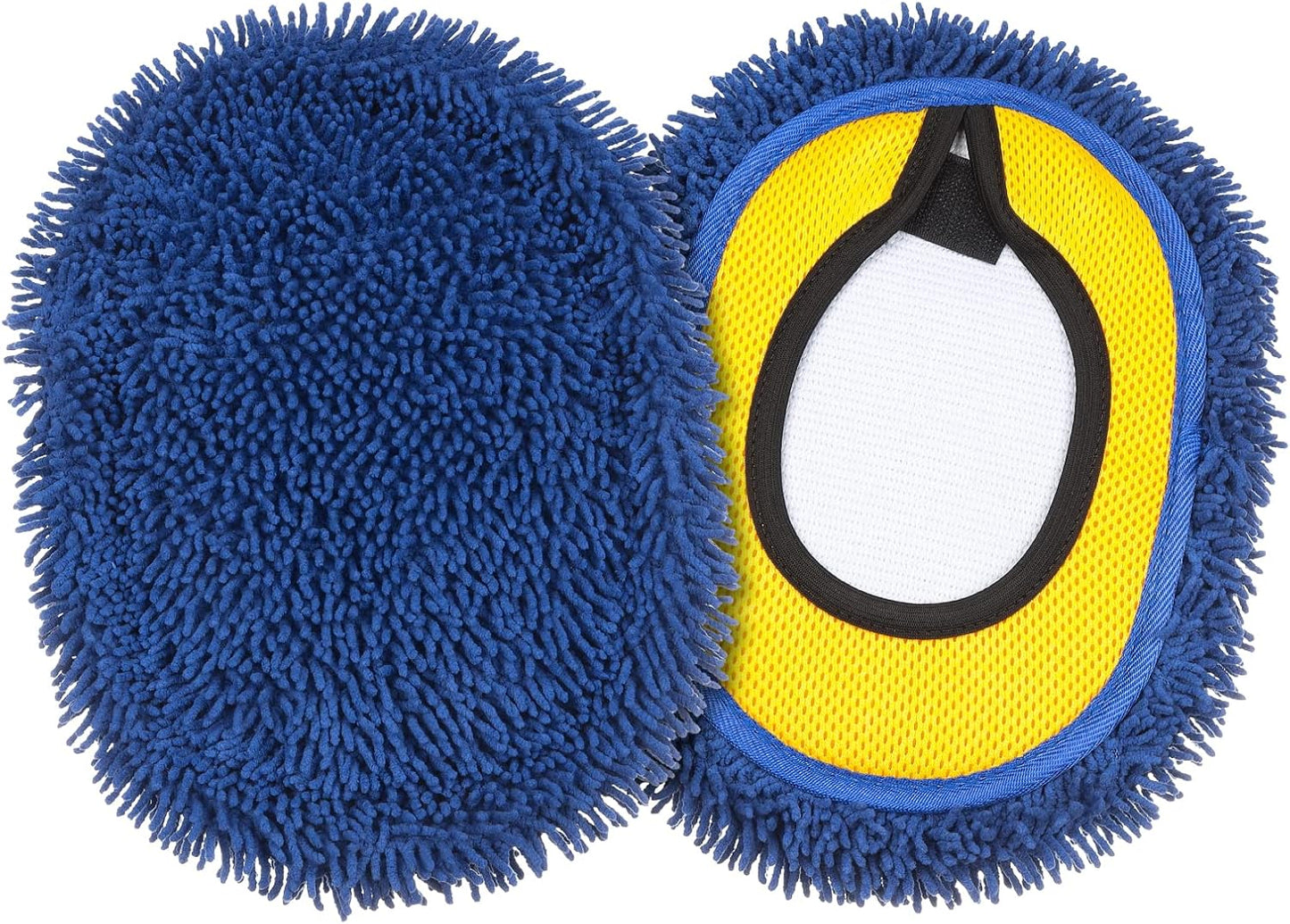 SLIIMU 2 Pack Chenille Microfiber Dust Mop Head Replacement Refill for 66'' Wall mop with Long Handle for Cleaning Walls, Ceilings, Floors, Windows - Green