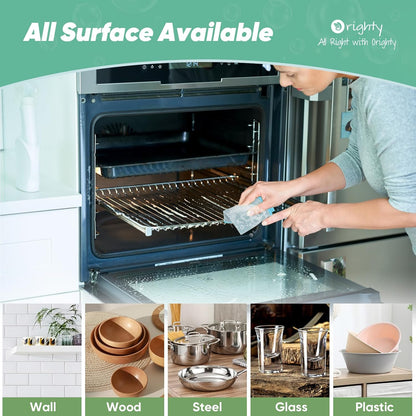 Orighty 12 Pcs Multipurpose Wire Dishwashing Rag, Non-Scratch Wire Dish Cleaning Cloths for Wet and Dry, Reusable Steel Scrubber for Kitchen, Powerful Dishcloth Rag for Cookware, Dish, Stove-7"x8"