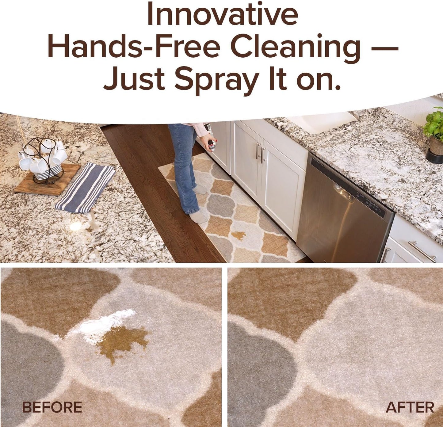 Bull Shot MAX Strength Carpet Spot & Stain Remover, AS-SEEN-ON-TV, Made In US, Just Point & Spray, Stain-Lifting Foam Action, Coffee, Wine, New & Old Stains & More