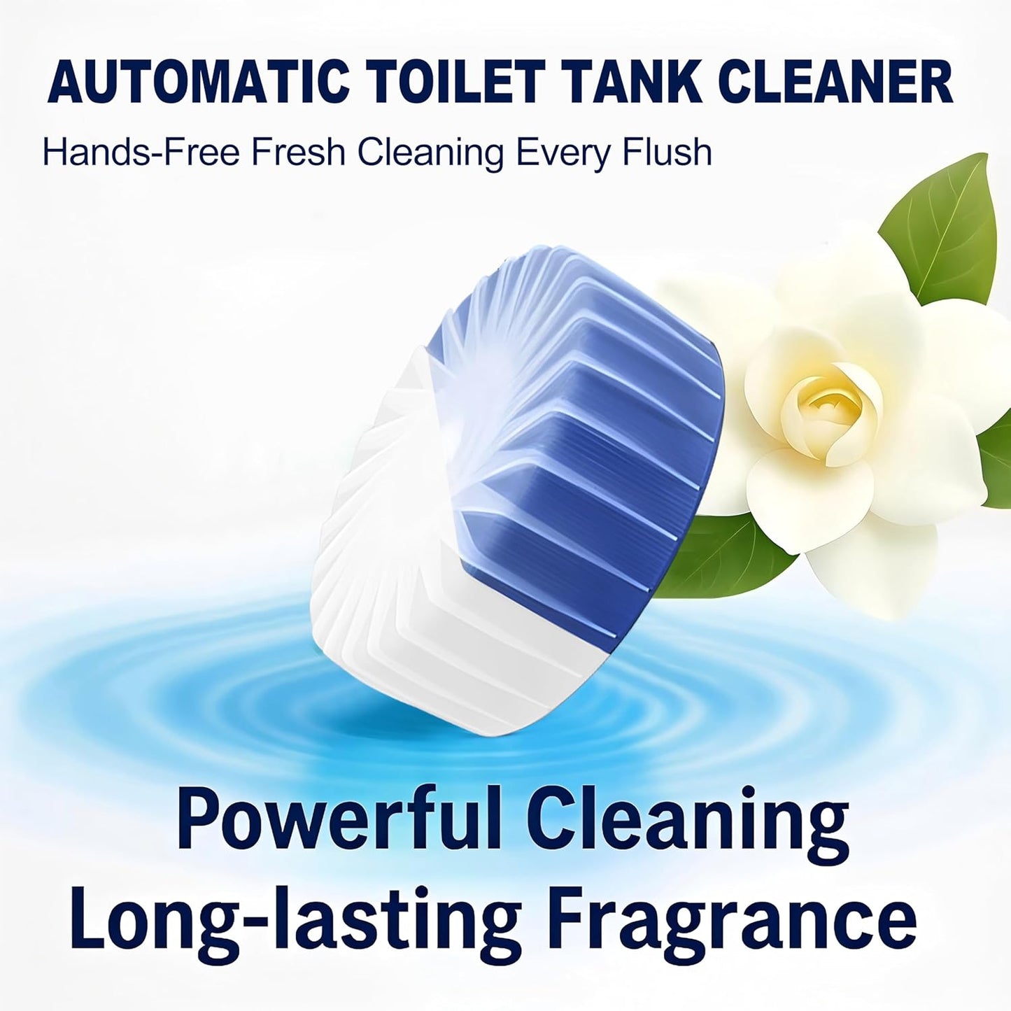 Automatic Toilet Bowl Cleaner Tablets, 10 Pack Long-Lasting Toilet Tank Cleaner for Bathroom, Blue Water Freshener, Prevents Stains & Odor, Safe for All Toilets - 10 Pack (Pink+Blue)