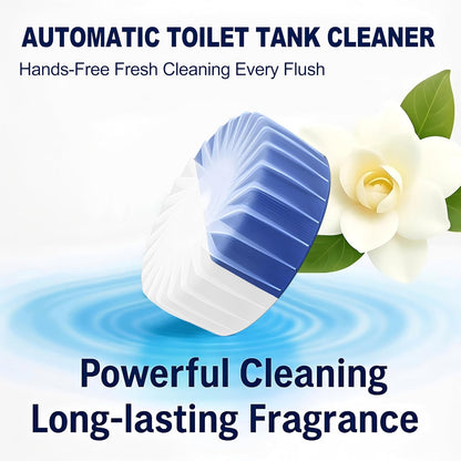 Automatic Toilet Bowl Cleaner Tablets, 10 Pack Long-Lasting Toilet Tank Cleaner for Bathroom, Blue Water Freshener, Prevents Stains & Odor, Safe for All Toilets - 10 Pack (Pink+Blue)