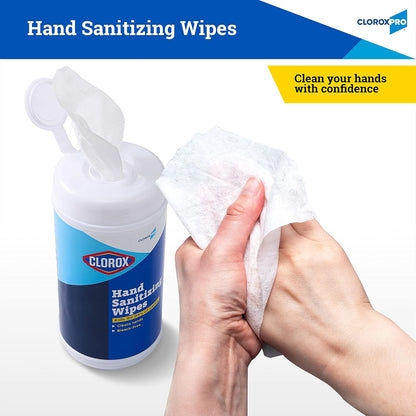 Clorox Pro Alcohol Free Hand Sanitizer Wipes with BZK, Gentle Bleach-Free Sanitizing Wipes for Hands - 0.13% BZK Formula, FDA Registered, Resealable Bulk Canister, 270 Count