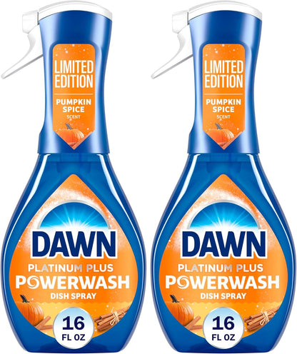 Dawn Powerwash Spray, Dish Soap, Dishwashing Liquid, Pumpkin Spice, 1 Starter Kit, 16 Fl Oz