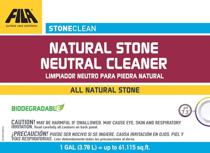 FILA Surface Care solutions STONECLEAN Natural Stone Cleaner, 1 GAL (1QT)