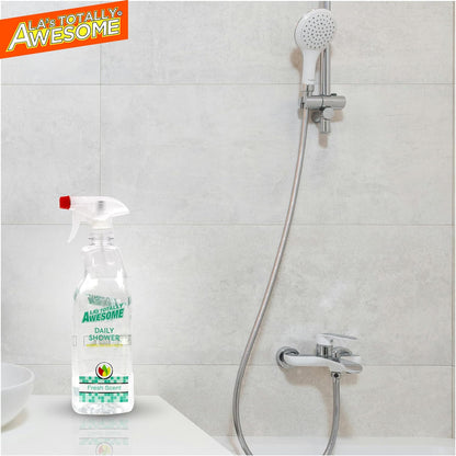 La's Totally Awesome Daily Shower Cleaner Spray, For Showers, Tubs and more, Plant-Derived Formula, 32 Fl Oz (Pack of 3)