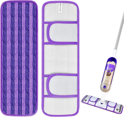 30 Pack Valuable Disposable Mopping Pad Refills Compatible with Swiffer PowerMop, Power Mop Refill Pads Replacements for Swiffer Power Mop Spray Mop Dry&Wet Pads Refills for Multi-Surface Floor Clean