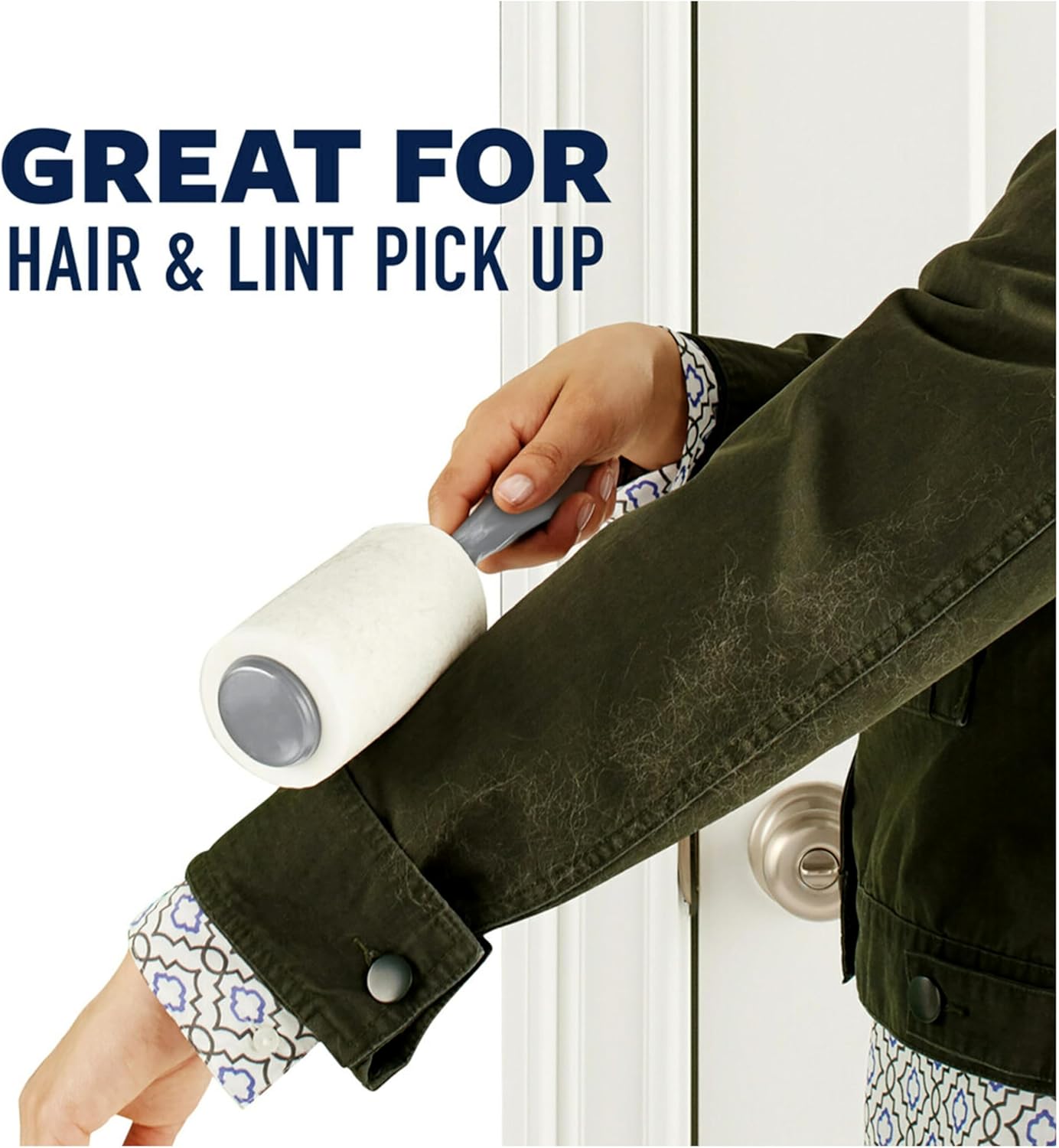 Scotch-Brite Everyday Clean Lint Roller, Lint Remover for Pet Hair, Dark Clothes, Furniture, and Dusty Surfaces, Picks Up Fur & Fluff in Your Home, Car, & Office, 2 Pack, 140 Adhesive Sheets Total