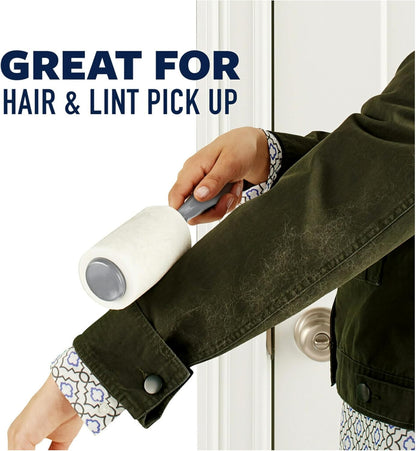 Scotch-Brite Everyday Clean Lint Roller, Lint Remover for Pet Hair, Dark Clothes, Furniture, and Dusty Surfaces, Picks Up Fur & Fluff in Your Home, Car, & Office, 2 Pack, 140 Adhesive Sheets Total