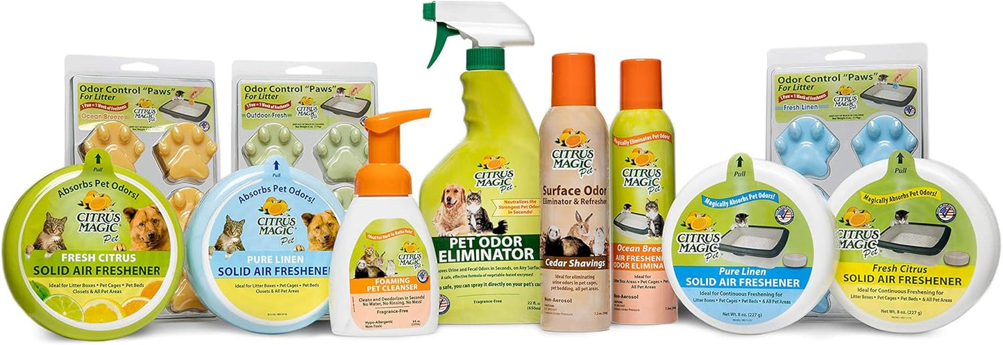 Citrus Magic Pet Odor Eliminator, 22-Fluid Ounce