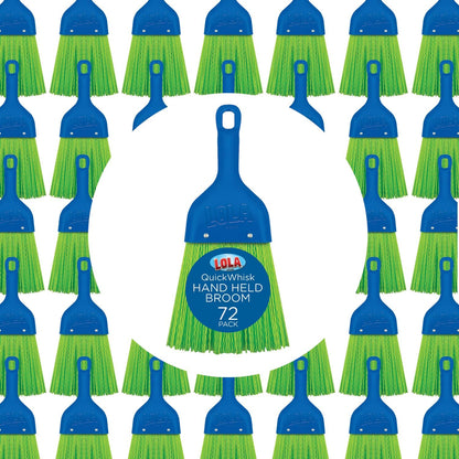 LOLA Whisk Broom, Hand Brush, Durable Bristles, Whisks Away Dirt & Debris, Compact, Hang Hole for Easy Storage, Indoor/Outdoor, 1 Pack