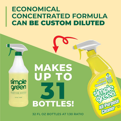 Simple Green AllPurpose Cleaner, 32 Fl Oz (Pack of 3), Original