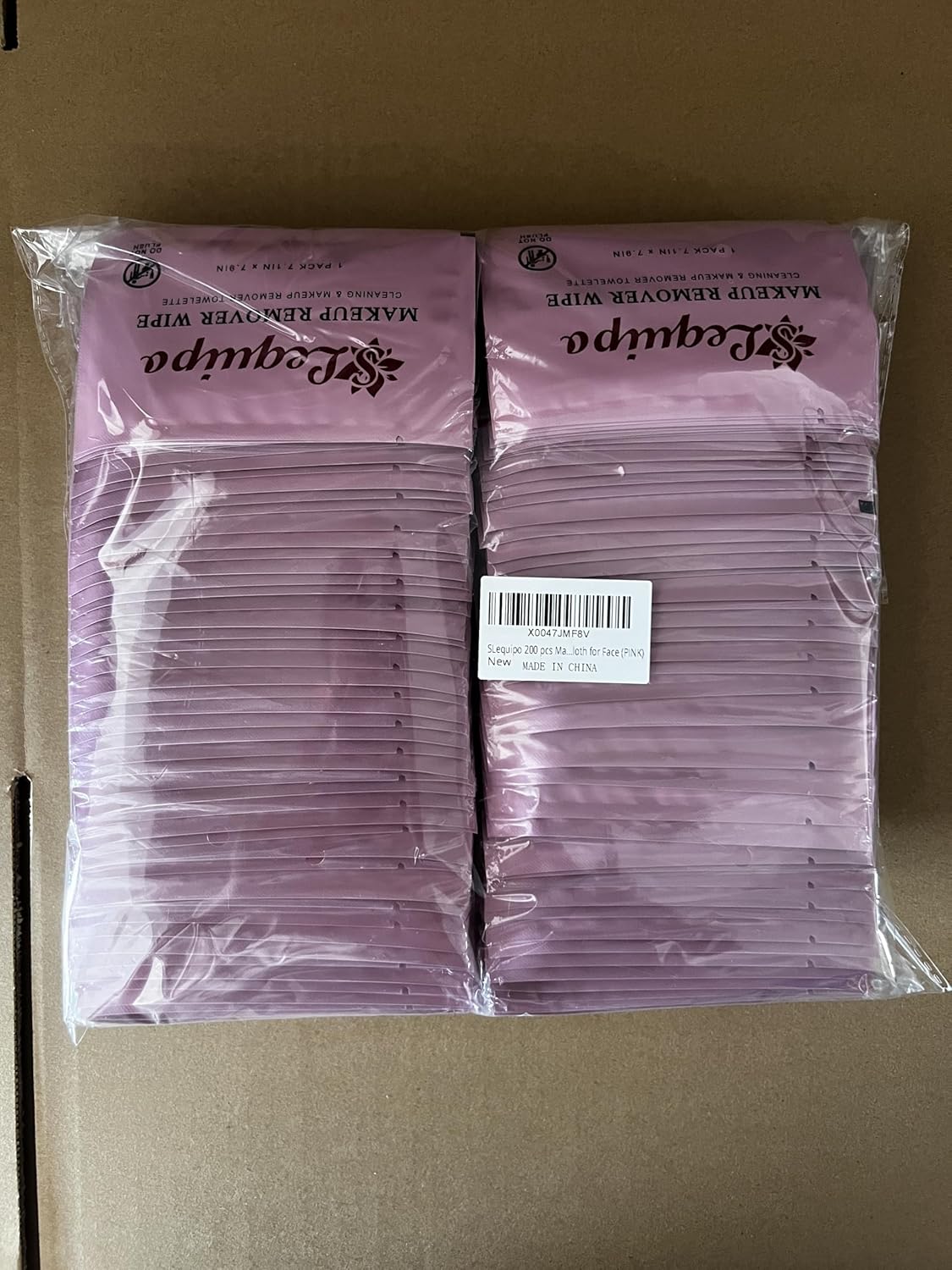 200 pcs Makeup Remover Wipes Bulk Individually Wrapped
